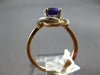 1.36CT DIAMOND & AAA AMETHYST 14K WHITE & ROSE GOLD OVAL & ROUND LOVE KNOT RING