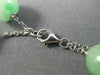 ANTIQUE LARGE .36CT DIAMOND AAA ONYX & JADE 18KT WHITE GOLD 3D LARIAT NECKLACE