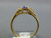 .38CT DIAMOND & AAA TANZANITE 14KT YELLOW GOLD OVAL & ROUND FRIENDSHIP LOVE RING