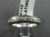 ANTIQUE .50CT OLD MINE DIAMOND PLATINUM CLASSIC WEDDING ANNIVERSARY RING #6142