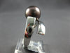LARGE AAA TAHITIAN PEARL 18KT WHITE GOLD CLASSIC SOLITAIRE CRISS CROSS LOVE RING