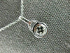 ESTATE .35CT DIAMOND 18KT WHITE GOLD 3D ROUND CLUSTER HALO FLOATING PENDANT