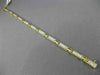 ESTATE 1.0CT DIAMOND 14KT WHITE & YELLOW GOLD CROSS RECTANGULAR TENNIS BRACELET