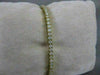 ESTATE 5.00CTW DIAMOND 14KT YELLOW GOLD LINE TENNIS BRACELET F/G VS 3MM #18411