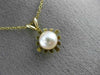 ESTATE AAA SOUTH SEA PEARL 14KT YELLOW GOLD 3D CLASSIC SUN BURST PENDANT #25432