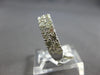 WIDE 1.62CT DIAMOND 14KT WHITE GOLD 3D 2 ROW DIAGONAL WEDDING ANNIVERSARY RING