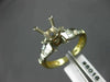 ESTATE .45CT DIAMOND 14KT 2 TONE GOLD FILIGREE SEMI MOUNT ENGAGEMENT RING #6016