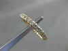 ESTATE LARGE 3.90CT DIAMOND 14K WHITE YELLOW & ROSE GOLD ETERNITY STACKABLE RING