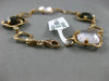 ESTATE 21.31CT DIAMOND SMOKEY TOPAZ & PINK QUARTZ 18KT ROSE GOLD ETOILE BRACELET