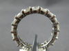 3.51CT DIAMOND 14KT WHITE GOLD 3D SHARED PRONG ETERNITY WEDDING ANNIVERSARY RING