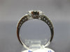 ESTATE 1.41CT DIAMOND & AAA RUBY 18KT WHITE GOLD OVAL & ROUND FLOWER LOVE RING
