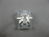 1.55CT SALT & PEPPER DIAMOND 18K WHITE GOLD 3D SOLITAIRE CUSHION ENGAGEMENT RING