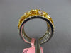 4.80CT WHITE & MULTI COLOR DIAMOND 18KT 2 TONE GOLD MULTI SHAPE ANNIVERSARY RING