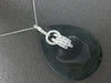 MASSIVE 200.35CT DIAMOND & AAA SMOKY TOPAZ 14K WHITE GOLD FLOATING PENDANT 27775