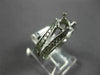 ESTATE 1.20CT DIAMOND 14K WHITE GOLD ROUND SEMI MOUNT ENGAGEMENT RING #11734