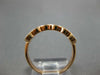 ESTATE WIDE 1CT DIAMOND 14KT ROSE GOLD ROUND MARQUISE SHAPE ANNIVERSARY RING SET