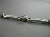 ESTATE WIDE 1.20CT DIAMOND 14KT WHITE GOLD ETOILE SOLID BRACELET STUNNING #19274