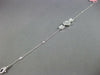 .43CT DIAMOND 18KT WHITE GOLD ROUND & BAGUETTE HEART SHAPE BY THE YARD BRACELET