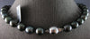 LARGE & LONG AAA TAHITIAN PEARL 14KT WHITE GOLD CLASSIC GRADUATING LOVE NECKLACE