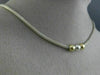 ESTATE 14KT YELLOW GOLD & 925 SILVER BEADED PAST PRESENT FUTURE NECKLACE #26204