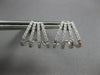 ESTATE .44CT DIAMOND 18KT WHITE GOLD 3D MULTI ROW UMBRELLA FUN HANGING EARRINGS