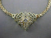 ESTATE 1.25CTW DIAMOND 14KT YELLOW GOLD FLAT WOVEN NECKLACE 16.50" ITALY #2618