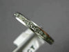 ESTATE .38CT DIAMOND 14KT WHITE GOLD 3D CLASSIC CHANNEL ANNIVERSARY RING #18944