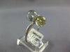 ESTATE 5.03CT DIAMOND & AAA GREEN AMETHYST 14KT WHITE GOLD 3D CLASSIC FUN RING