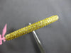 WIDE 2.95CT INTENSE FANCY YELLOW DIAMOND 18KT YELLOW GOLD MULTI BANGLE BRACELET