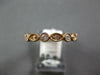 .58CT DIAMOND 14KT ROSE GOLD ROUND & MARQUISE FILIGREE ETERNITY ANNIVERSARY RING