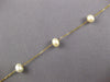 ESTATE AAA PEARL 14KT YELLOW GOLD 3D BY THE YARD FUN LOVE NECKLACE #27231