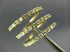 ESTATE 1.51CT DIAMOND 14KT YELLOW GOLD 3D CLASSIC THREE ROW FUN SNAKE RING