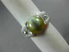ESTATE LARGE 4.25CT DIAMOND & AAA CAT'S EYE PLATINUM 3D MATTE & SHINY MENS RING