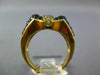 LARGE 81.35CT DIAMOND & AAA SAPPHIRE 18KT YELLOW GOLD 3D PRINCESS BOW SHAPE RING