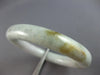 ESTATE AAA JADE HANDCRAFTED CLASSIC 3D SOLID LUCKY BANGLE BRACELET #27746