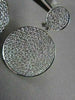 ANTIQUE LARGE 7.15CT HANGING CIRCULAR 18KT DIAMOND EARRINGS ONE OF A KIND!!!!!!!