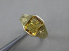 ESTATE ENGRAVED FREE MASON 14KT YELLOW GOLD FILIGREE MENS RING 11MM WIDE #21413