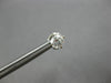 ESTATE .70CT DIAMOND 14K WHITE GOLD CLASSIC ROUND SOLITAIRE STUD EARRINGS #28174