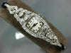 ANTIQUE LARGE PLATINUM HAMILTON 1.70CT OLD MINE DIAMOND ART DECO LADIES WATCH