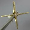 ESTATE .14CT DIAMOND 18KT YELLOW GOLD 3D CLASSIC X LOVE FUN RING