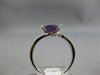 2.08CT DIAMOND & AAA AMETHYST 14KT WHITE GOLD 3D SQUARE TENSION CRISS CROSS RING