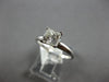 ESTATE 1.01CT DIAMOND 14KT WHITE GOLD CLASSIC PRINCESS SOLITAIRE ENGAGEMENT RING