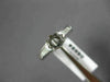 ESTATE .30CT DIAMOND 18KT WHITE GOLD 3D ROUND SEMI MOUNT ENGAGEMENT RING #8990