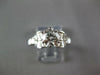 ESTATE LARGE 1.92CT DIAMOND 18K WHITE GOLD ROUND & BAGUETTE BALLERINA RING 27304
