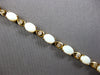 4.6CT DIAMOND & AAA OPAL 14KT YELLOW GOLD OVAL & ROUND ETERNITY BRACELET 28192