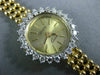 ESTATE GENEVE .72CT DIAMOND 14KT WHITE & YELLOW GOLD 3D ROUND LADIES WATCH #7472