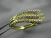 ESTATE LARGE 4.75CT DIAMOND 18K YELLOW GOLD CLASSIC WONDER WOMAN BANGLE BRACELET