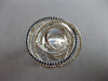 LARGE 1.01CT DIAMOND & AAA SAPPHIRE 14K WHITE GOLD 3D CIRCULAR INTERTWINING RING