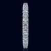 1.36CT DIAMOND 14KT WHITE GOLD 3D SHARED PRONG ETERNITY WEDDING ANNIVERSARY RING