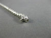 ESTATE 3.90CT ROUND DIAMOND 18KT WHITE GOLD 3D TWO PRONG CLASSIC TENNIS BRACELET